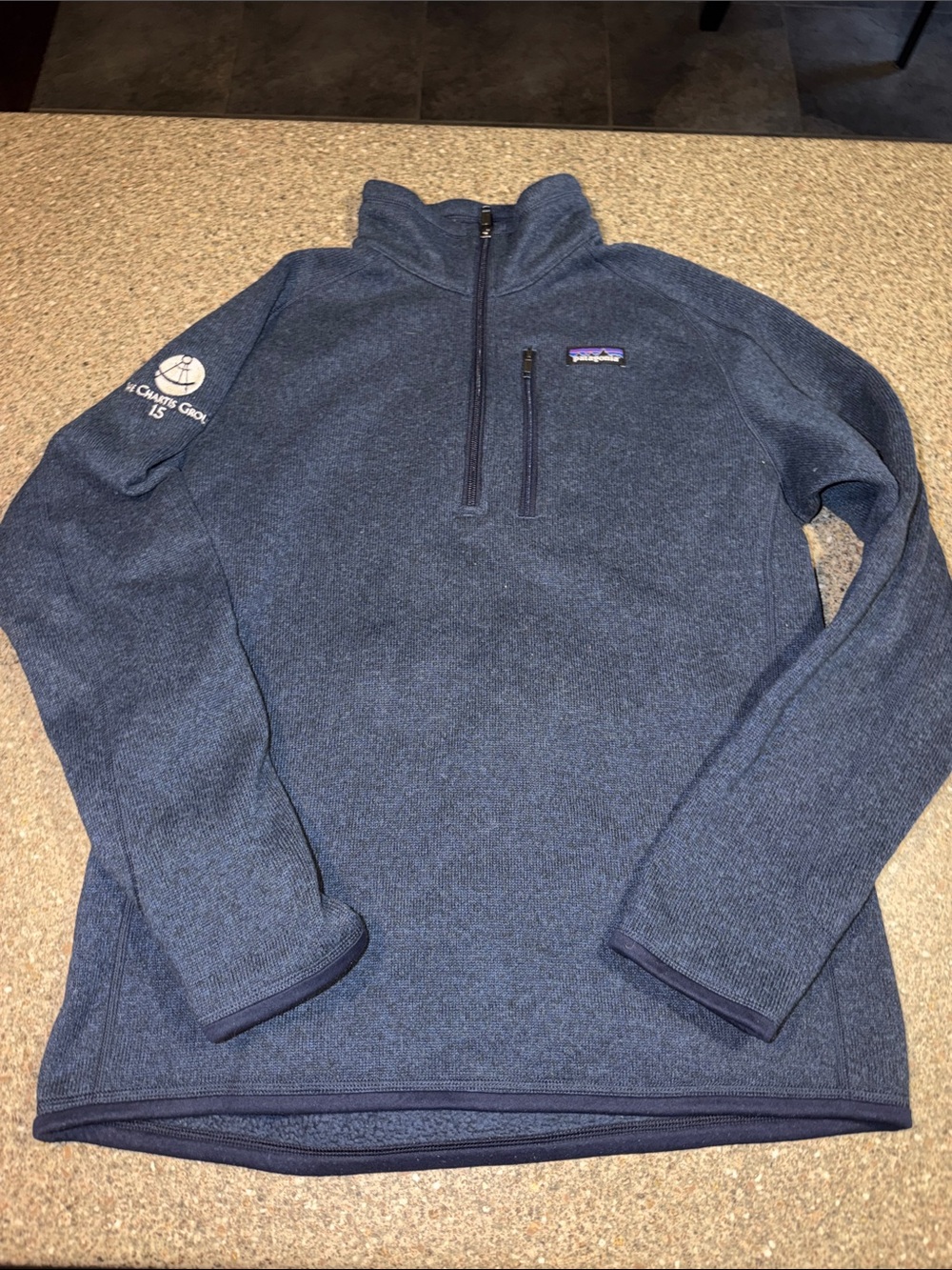 Patagonia Navy Blue Better Sweater Quarter-Zip Fleece Pullover
